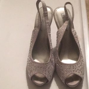 Silver heels